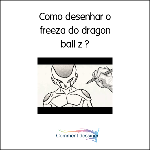 Como desenhar o freeza do dragon ball z